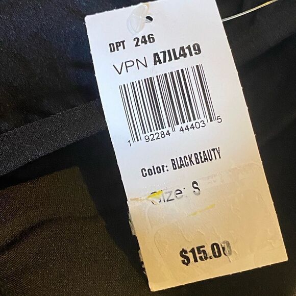 DEREK HEART JUNIOR SEAMLESS PADDED Black BRA SMALL - Picture 7 of 7